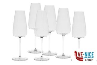 vetro I MERAVIGLIOSI-CONFEZIONE DA 6 CALICI CHAMPANGNE-PROSECCO CL. 40 12735-01 BORMIOLI LUIGI