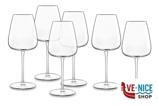 vetro I MERAVIGLIOSI-CONFEZIONE DA 6 CALICI CHARDONNAY-TOCAI CL45 12733-01 BORMIOLI LUIGI