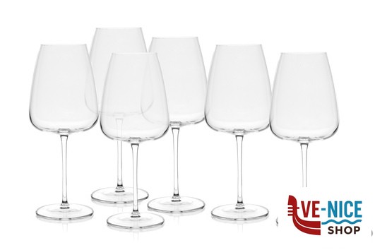 vetro I MERAVIGLIOSI-CONFEZIONE DA 6 CALICI CABERNET-MERLOT CL.70 12731-01 BORMIOLI LUIGI