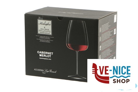 vetro I MERAVIGLIOSI-CONFEZIONE DA 6 CALICI CABERNET-MERLOT CL.70 12731-01 BORMIOLI LUIGI - immagine 4