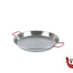 pentolame IDEAL-PAELLERA CM.38 ACCIAIO AL CARBONIO SPAZZOLATO G10038 ADATTO COTTURA AD INDUZIONE ILSA