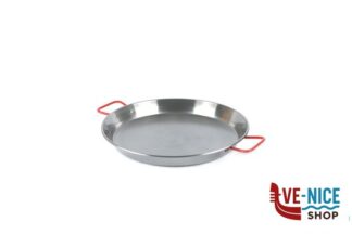 pentolame IDEAL-PAELLERA CM.38 ACCIAIO AL CARBONIO SPAZZOLATO G10038 ADATTO COTTURA AD INDUZIONE ILSA