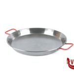 pentolame IDEAL-PAELLERA CM.46 ACCIAIO AL CARBONIO SPAZZOLATO G10046 ADATTO COTTURA AD INDUZIONE ILSA