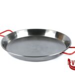 pentolame IDEAL-PAELLERA CM.55 ACCIAIO AL CARBONIO SPAZZOLATO G10055 ADATTO COTTURA AD INDUZIONE ILSA