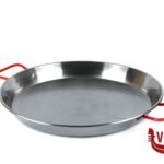 pentolame IDEAL-PAELLERA CM.60 ACCIAIO AL CARBONIO SPAZZOLATO G10060 ADATTO COTTURA AD INDUZIONE ILSA