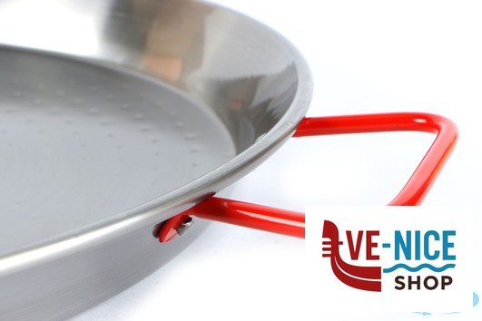 pentolame IDEAL-PAELLERA CM.34 ACCIAIO AL CARBONIO SPAZZOLATO G10034 ADATTO COTTURA AD INDUZIONE ILSA - immagine 4