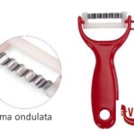 utensili vari IL PELAJULIENNE-PELAPATATE TAGLIO JULIENNE CON LAMA INOX ONDULATA COLORI ASSORTITI RIGAMONTI