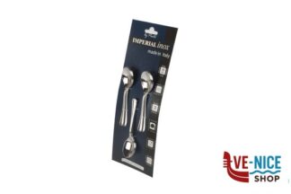 posate IMPERIAL INOX ASIA 2,2 MM-18-10-CONFEZIONE 12 CUCCHIAINI MOKA 18.10 PINTI INOX