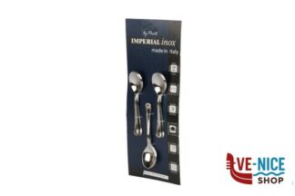 posate IMPERIAL INOX ASIA 2,2 MM-18-10-CONFEZIONE 6 CUCCHIAI FRUTTA 18.10 PINTI INOX