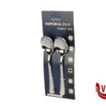 posate IMPERIAL INOX ASIA 2,2 MM-18-10-CONFEZIONE 6 CUCCHIAI TAVOLA 18.10 PINTI INOX