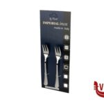 posate IMPERIAL INOX ASIA 2,2 MM-18-10-CONFEZIONE 6 FORCHETTE 3 DENTI 18.10 PINTI INOX