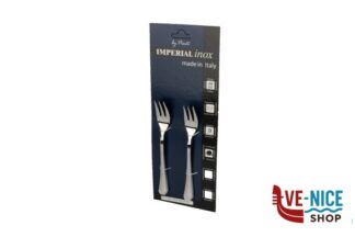 posate IMPERIAL INOX ASIA 2,2 MM-18-10-CONFEZIONE 6 FORCHETTE 3 DENTI 18.10 PINTI INOX