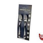 posate IMPERIAL INOX ASIA 2,2 MM-18-10-CONFEZIONE 6 FORCHETTE TAVOLA 18.10 PINTI INOX