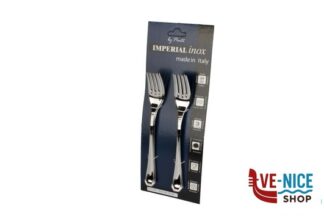 posate IMPERIAL INOX ASIA 2,2 MM-18-10-CONFEZIONE 6 FORCHETTE TAVOLA 18.10 PINTI INOX