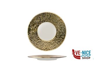 porcellana INFINITY GOLD-PIATTO PANE CM.16,5 IN PORCELLANA IMPORT TAVOLA PROFESSIONAL
