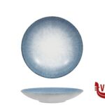 porcellana IRYS BLUE - PIATTO FONDO COUPE FORMA VANILLA CM.21,5 PORCELLANA ZAKLADY PORCELANY STOLOWEJ LUBIANA