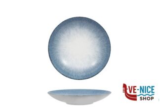 porcellana IRYS BLUE - PIATTO FONDO COUPE FORMA VANILLA CM.21,5 PORCELLANA ZAKLADY PORCELANY STOLOWEJ LUBIANA