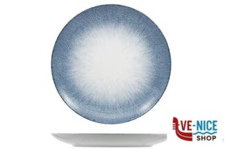 porcellana IRYS BLUE - PIATTO PIANO COUPE FORMA BOSS CM.27 PORCELLANA ZAKLADY PORCELANY STOLOWEJ LUBIANA