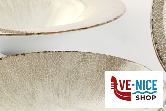 porcellana IRYS BROWN - PIATTINO PANE COUPE CM.16,5 FORMA BOSS IN PORCELLANA ZAKLADY PORCELANY STOLOWEJ LUBIANA - immagine 3