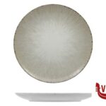 porcellana IRYS BROWN - PIATTO PIANO COUPE  FORMA BOSS CM.20,5 PORCELLANA ZAKLADY PORCELANY STOLOWEJ LUBIANA