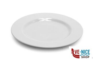 porcellana ISCHIA BIANCO - PIATTO PIANO CM 28 SATURNIA