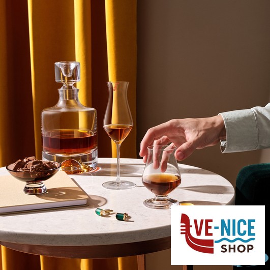 bicchiere liquore ISLANDS - CONFEZIONE 2 BICCHIERI WHISKY TASTING CL 20,5 H.10 NUDE PASABAHCE - immagine 3