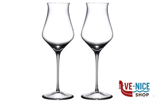 bicchiere liquore ISLANDS - CONFEZIONE 2 CALICI BRANDY CL 20,5 H.20 NUDE PASABAHCE
