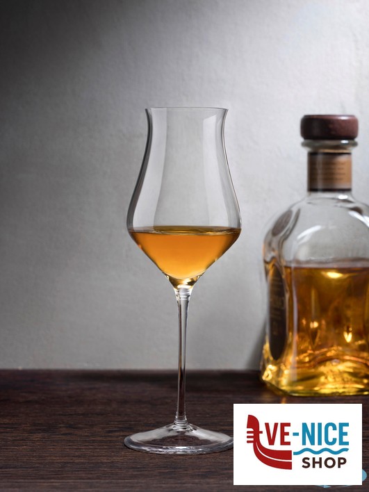 bicchiere liquore ISLANDS - CONFEZIONE 2 CALICI BRANDY CL 20,5 H.20 NUDE PASABAHCE - immagine 3
