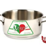 inox ITALY - CASSERUOLA INOX 18-10 2M CM.22 40335 PER INDUZIONE MONTINI GUERINO SNC