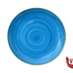 porcellana JAVA AQUA BLU - PIATTO COUPE CM 27 36110AB PT SANGO CERAMICS