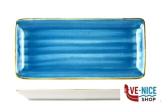 porcellana JAVA AQUA BLU - PIATTO RETTANGOLARE CM 34X16 22130AB PT SANGO CERAMICS