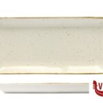 porcellana JAVA BARLEY CREAM - PIATTO RETTANGOLARE CM 25X10 22110BC PT SANGO CERAMICS