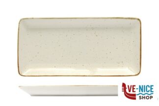porcellana JAVA BARLEY CREAM - PIATTO RETTANGOLARE CM 25X10 22110BC PT SANGO CERAMICS