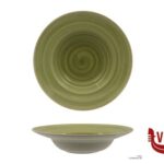 porcellana JAVA MEADOW GREEN- PASTA BOWL CM 25 INTERNO CM 16  01020MG PT SANGO CERAMICS