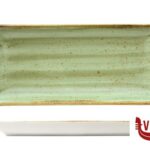 porcellana JAVA MEADOW GREEN- PIATTO RETTANGOLARE CM 34X16 22130MG PT SANGO CERAMICS