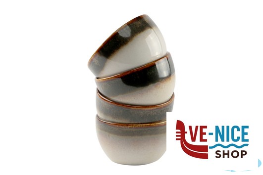 porcellana JAVA RADIANCE BROWN-COPPETTA CM 10 01301HTHBR PT SANGO CERAMICS - immagine 2