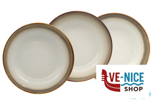 porcellana JAVA RADIANCE BROWN-FONDO COUPE-INSALATIERA CM 23 36840BR PT SANGO CERAMICS - immagine 3