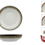 porcellana JAVA RADIANCE BROWN-FONDO COUPE-INSALATIERA CM 23 36840BR PT SANGO CERAMICS