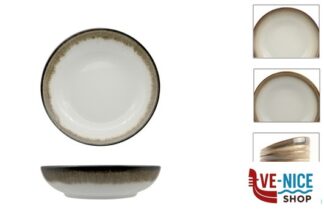 porcellana JAVA RADIANCE BROWN-FONDO COUPE-INSALATIERA CM 23 36840BR PT SANGO CERAMICS