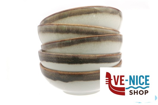 porcellana JAVA RADIANCE BROWN-INSALATIERA CM 17 36640BR PT SANGO CERAMICS - immagine 4