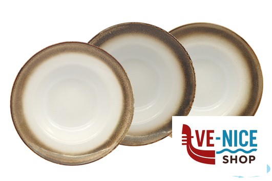 porcellana JAVA RADIANCE BROWN-PASTA BOWL CM 25 INTERNO CM 16 01020HBR PT SANGO CERAMICS - immagine 2