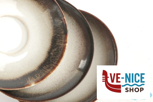 porcellana JAVA RADIANCE BROWN-PIATTINO CM 12 17102BR PT SANGO CERAMICS - immagine 3