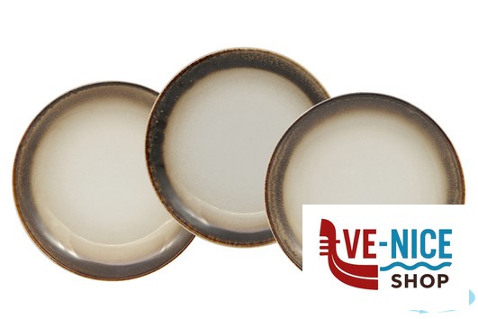 porcellana JAVA RADIANCE BROWN-PIATTO COUPE CM 20 36810BR PT SANGO CERAMICS - immagine 2