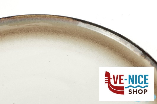 JAVA RADIANCE BROWN-PIATTO COUPE CM 32 01270BR PT SANGO CERAMICS porcellana 6 pezzi - immagine 4