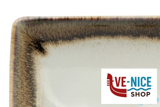 porcellana JAVA RADIANCE BROWN-PIATTO RETTANGOLARE CM 25X10 22110BR PT SANGO CERAMICS - immagine 4