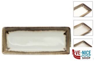 porcellana JAVA RADIANCE BROWN-PIATTO RETTANGOLARE CM 25X10 22110BR PT SANGO CERAMICS