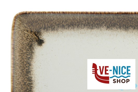 porcellana JAVA RADIANCE BROWN-PIATTO RETTANGOLARE CM 34X16 22130BR PT SANGO CERAMICS - immagine 4