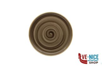 porcellana JAVA WOODLAND BROWN - PIATTO COUPE CM 20 36810WB PT SANGO CERAMICS