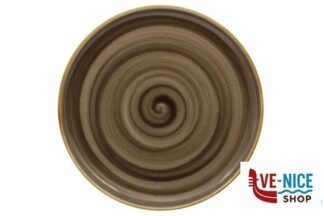 porcellana JAVA WOODLAND BROWN - PIATTO COUPE CM 32 01270WB PT SANGO CERAMICS