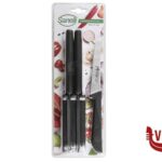 altri coltelli JOLLY-COLTELLO TAVOLA PUNTA ARROTONDATA LAMA MICROSEGHETTATA CM.11 6PZ 667206 SANELLI